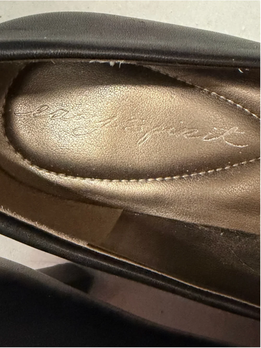 Easy Spirit Black Gold Mary Jane Heels Size 7W